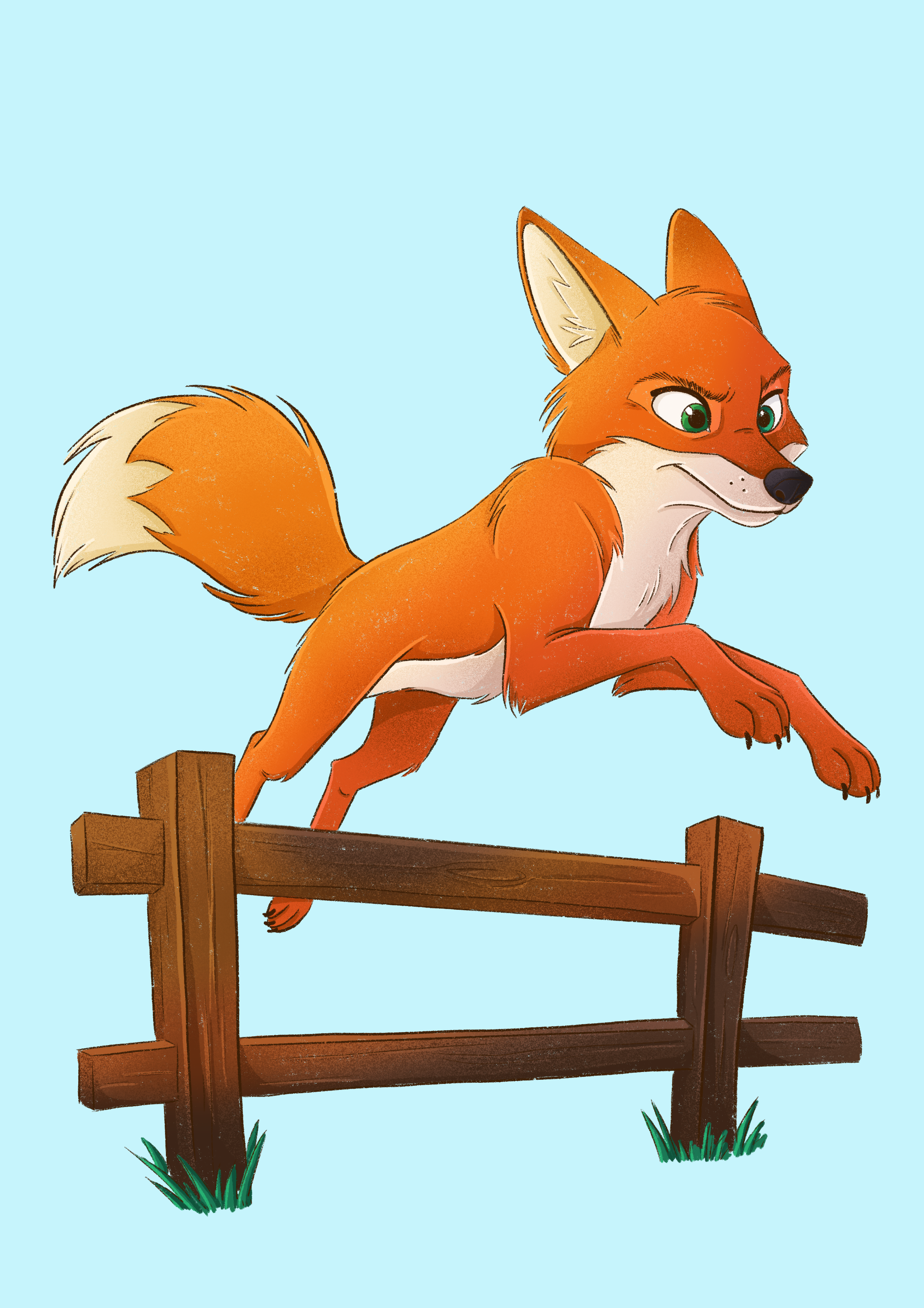 Illustration d'animal pour livre jeunesse
