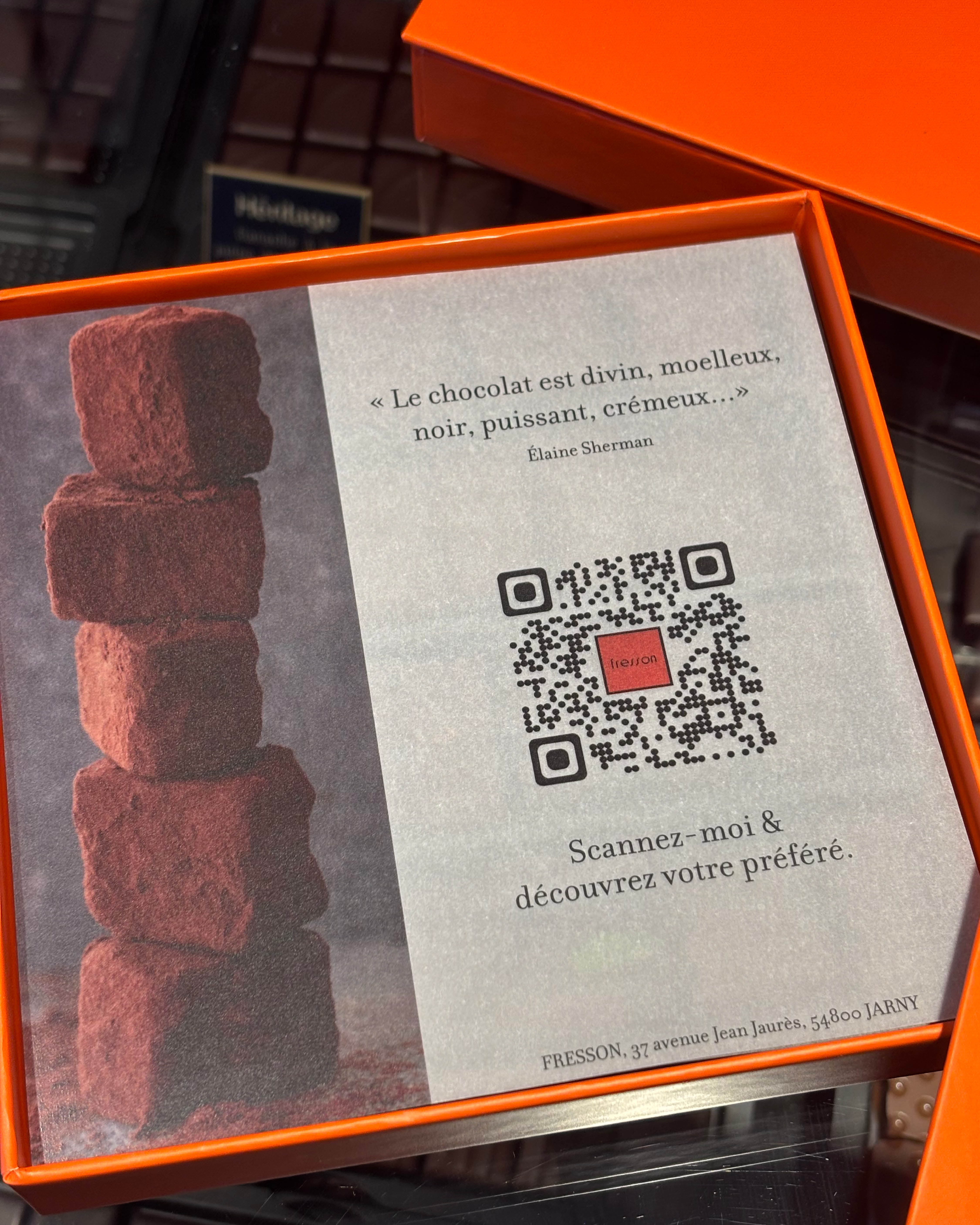 Flyer Fresson, détail graphique
