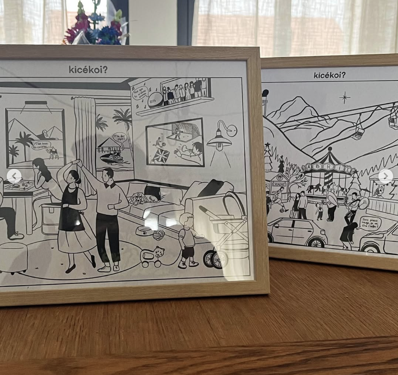 Kicékoi personnalisé, souvenirs illustrés