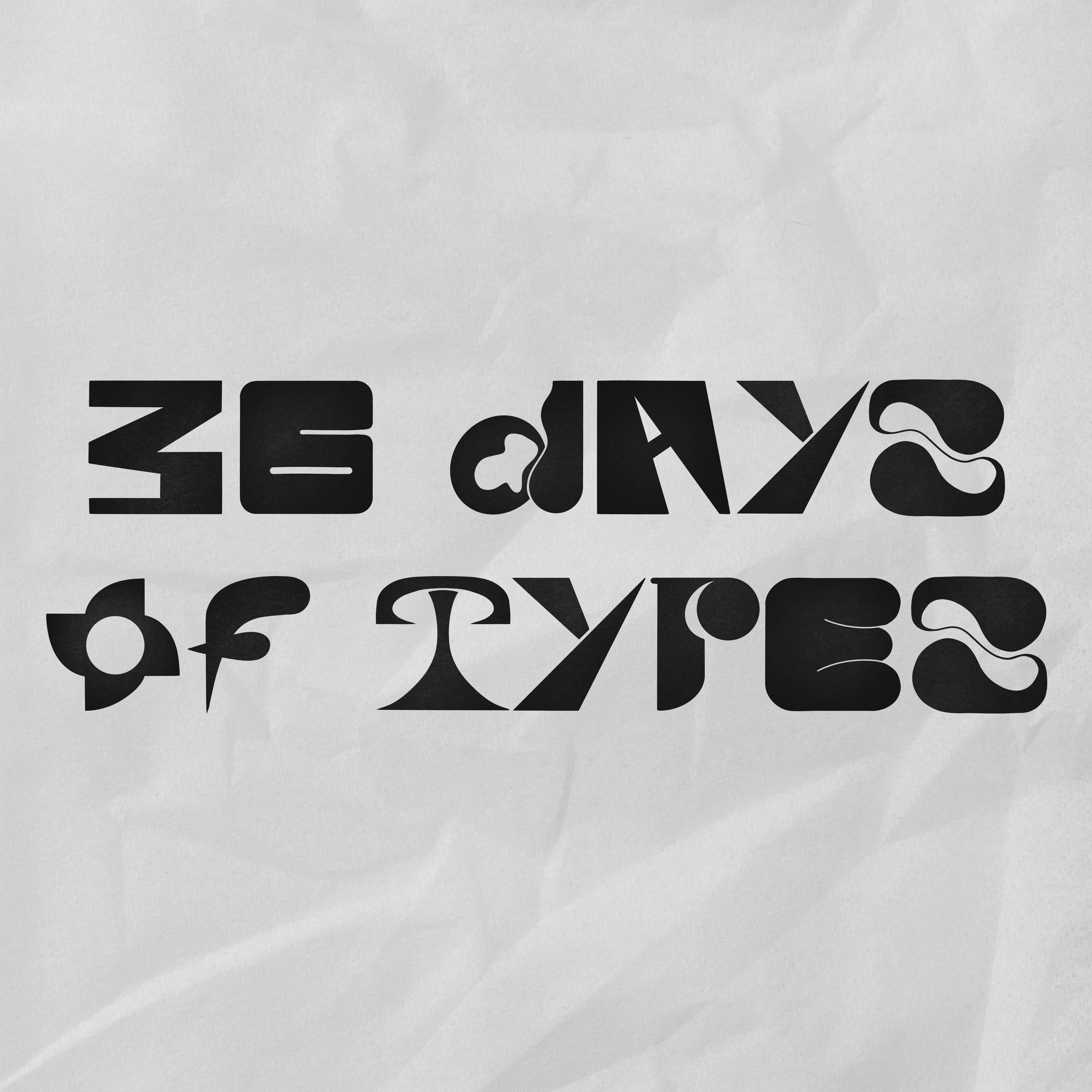 36 Days, création quotidienne de typographie