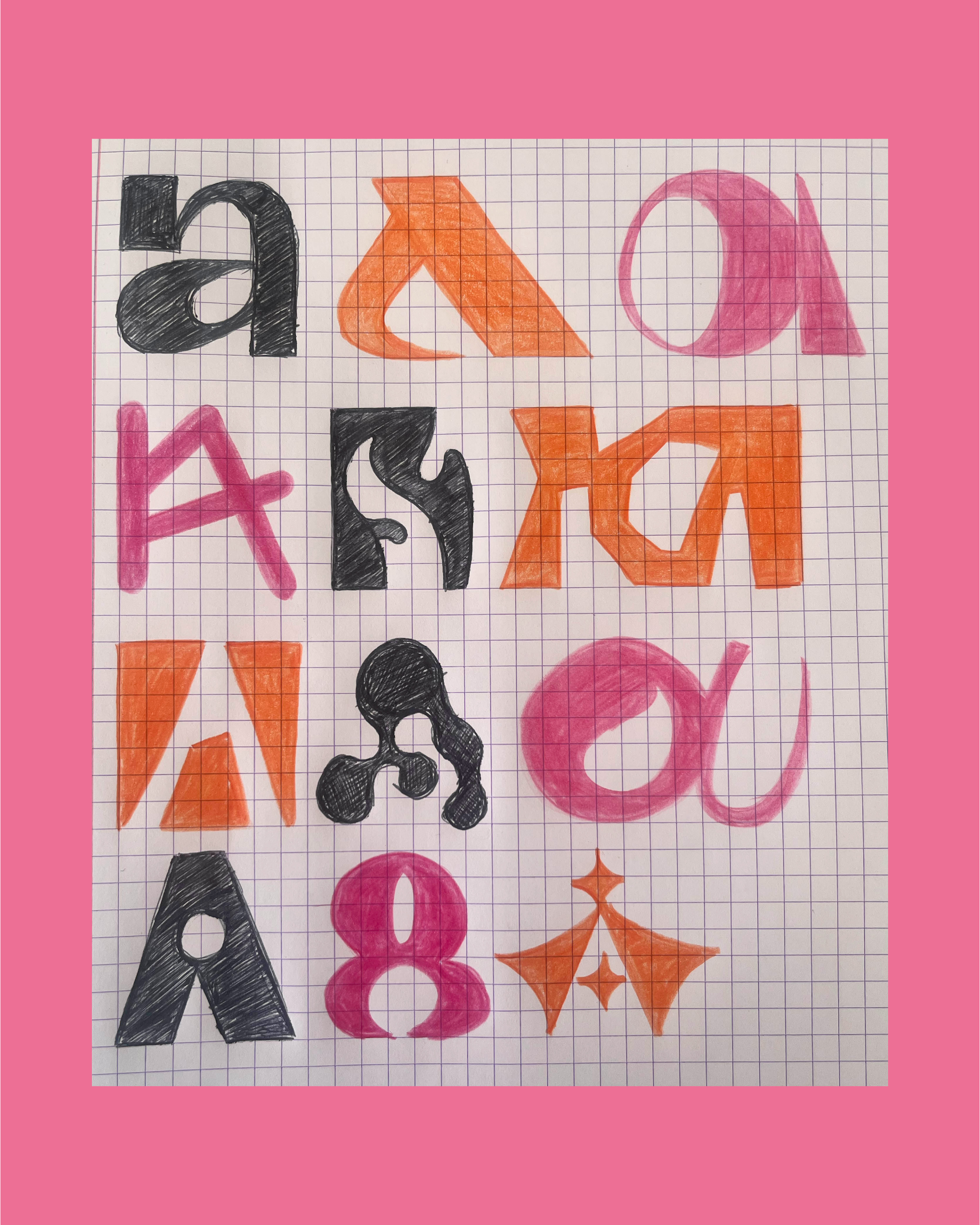 FONTA, formes typographiques